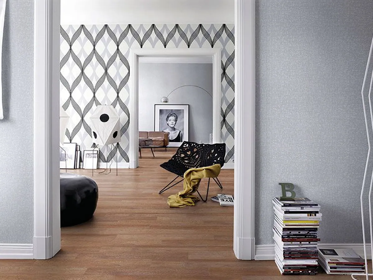 Akzentwand mit Designtapete